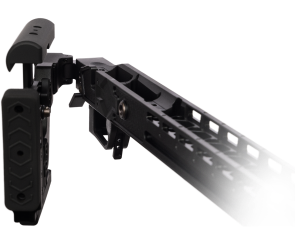 Buttstock folds to the right