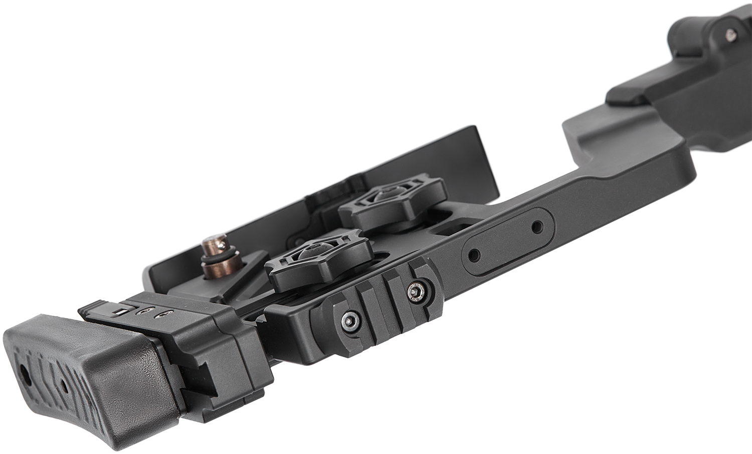 Buttstock interface for installing Picatinny rail (one piece included)